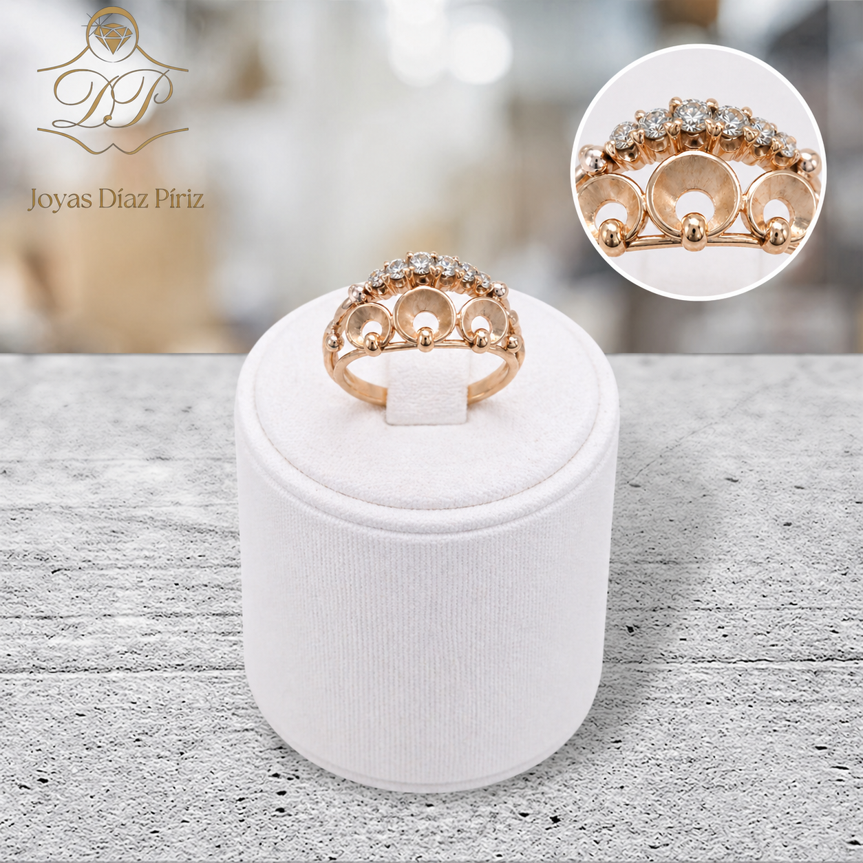 ANILLO ORO 18K CON BRILLANTES