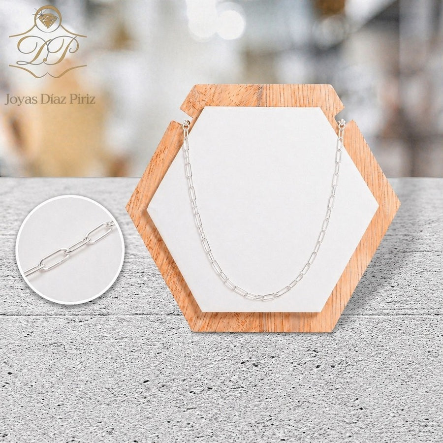 CADENA PLATA PE FORCE 40CM