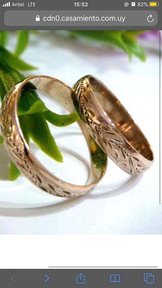 ALIANZAS ORO LABRADAS