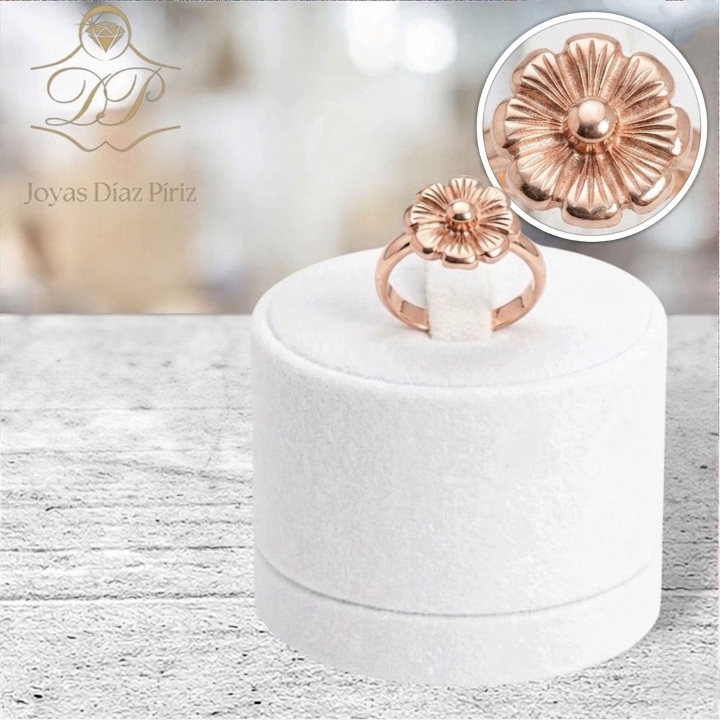 ANILLO ORO FLOR