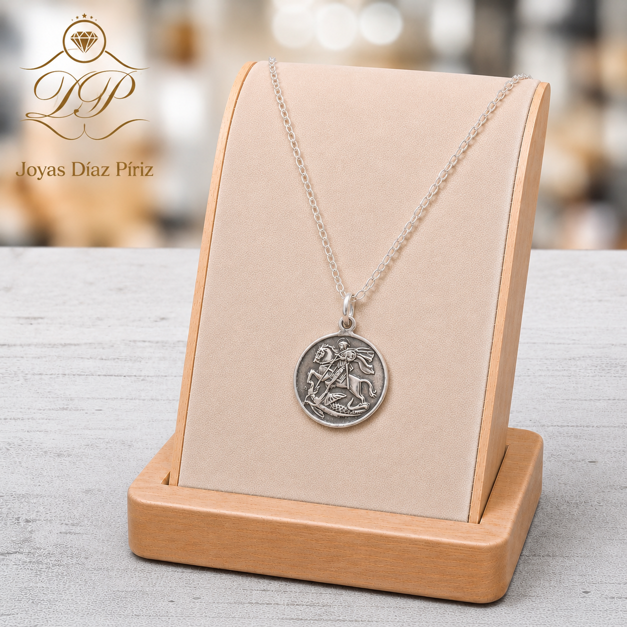 MEDALLA PLATA SAN CRISTÓBAL