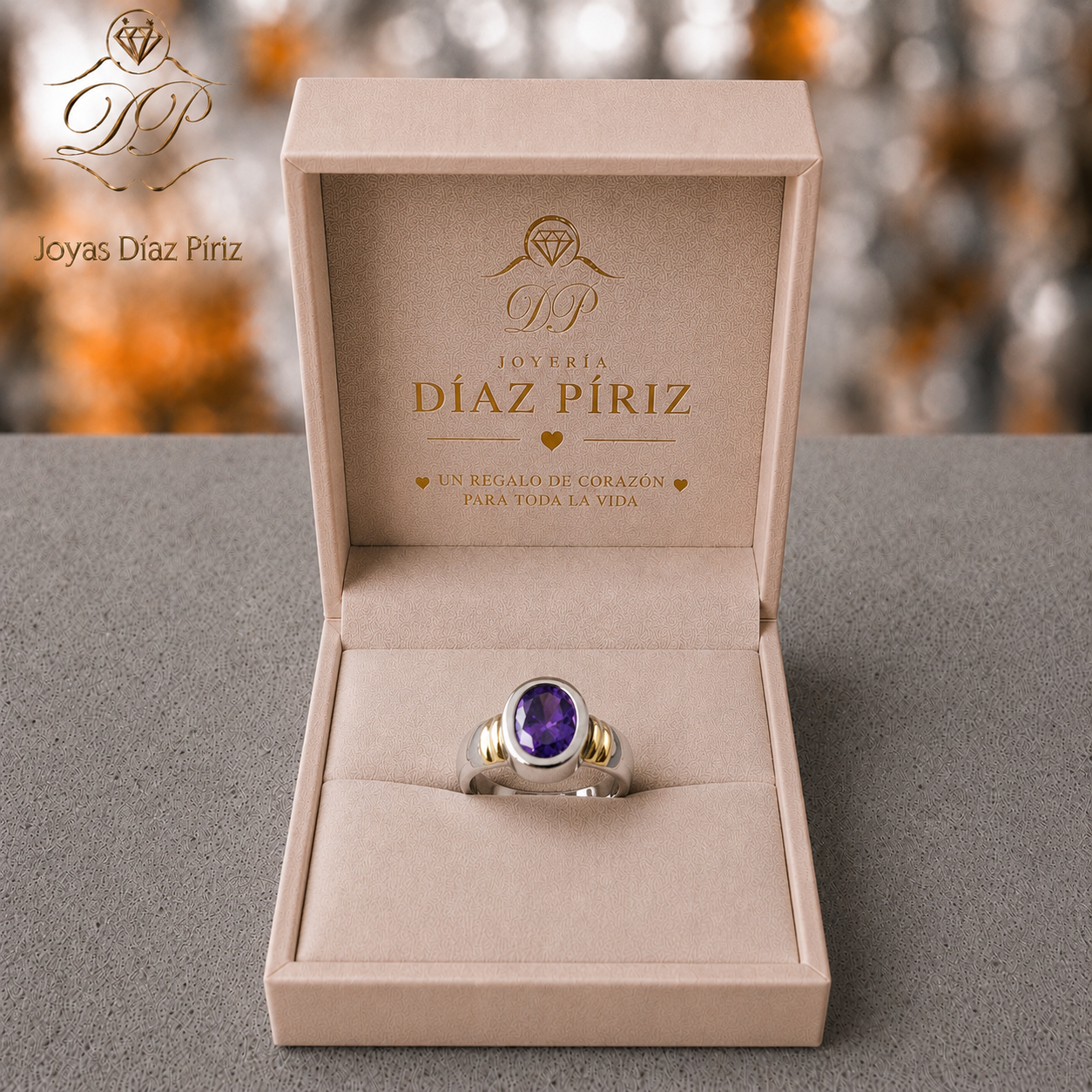ANILLO PLATA Y ORO