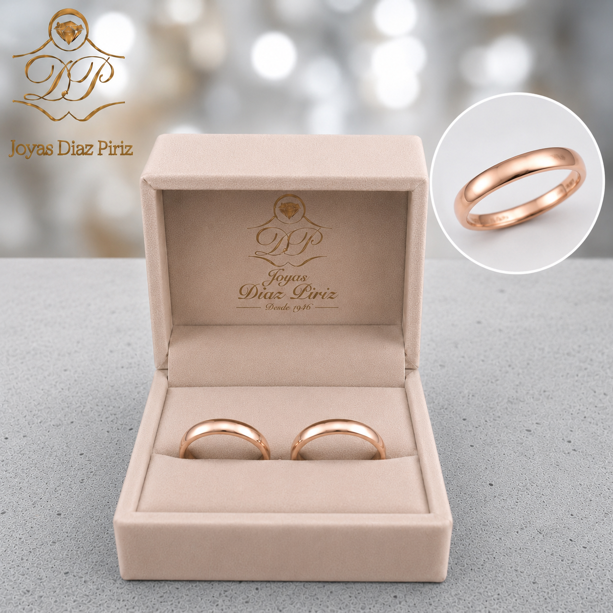 Alianzas Oro 3mm bombe