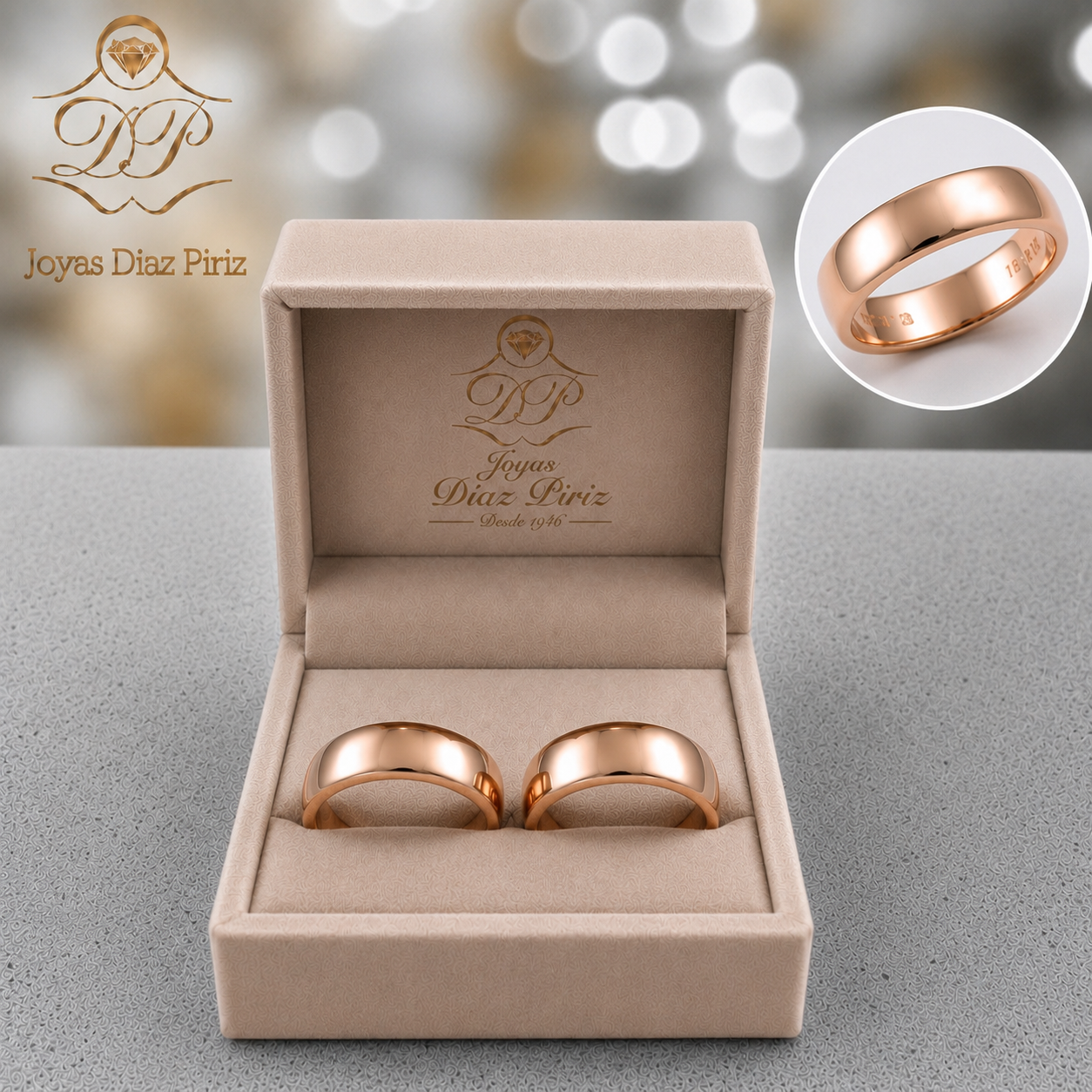 Alianzas Oro 6mm bombe