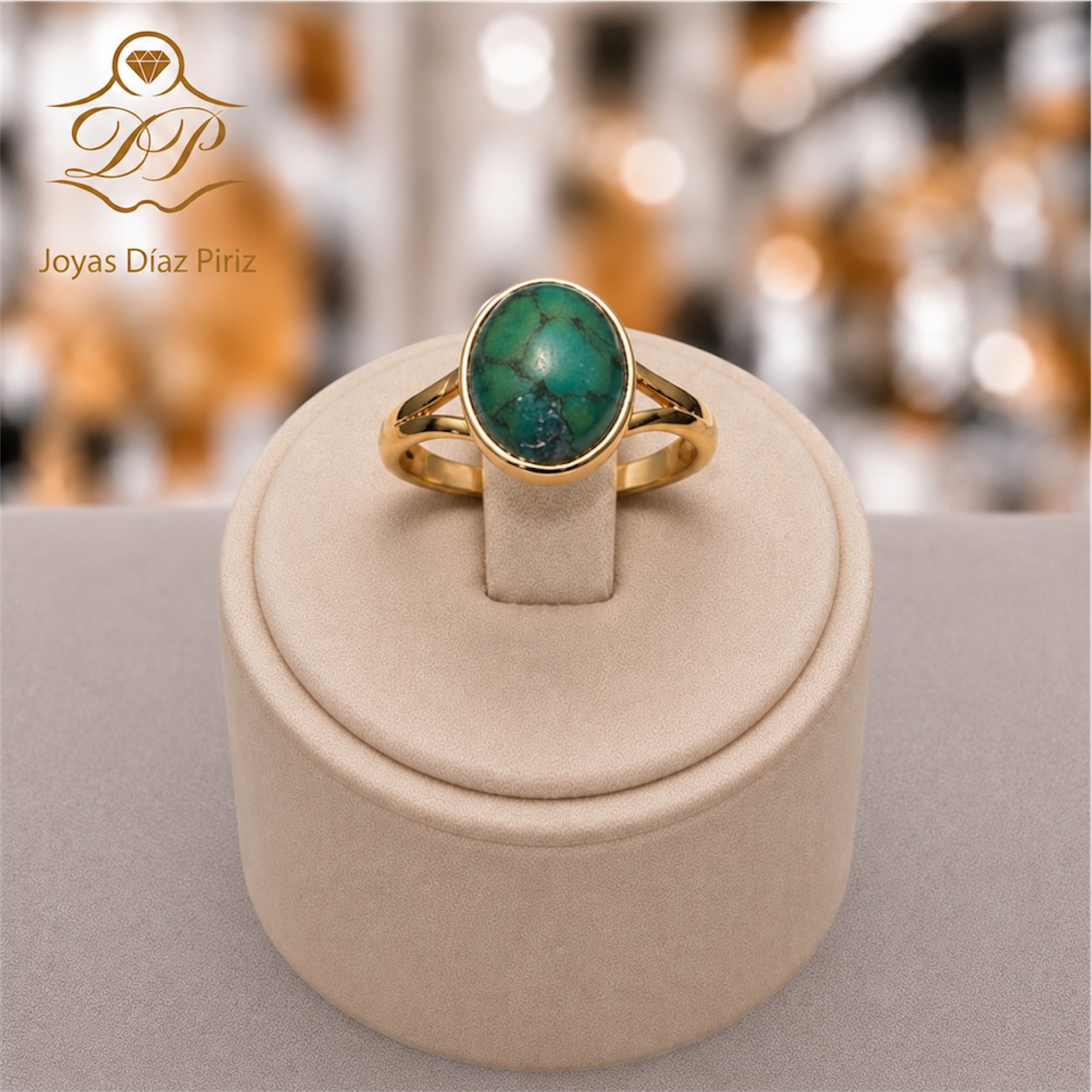 Anillo ORO 18K PIEDRAS OVAL