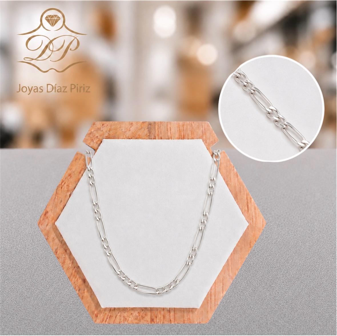 Cadena Cartier Plata Gruesa