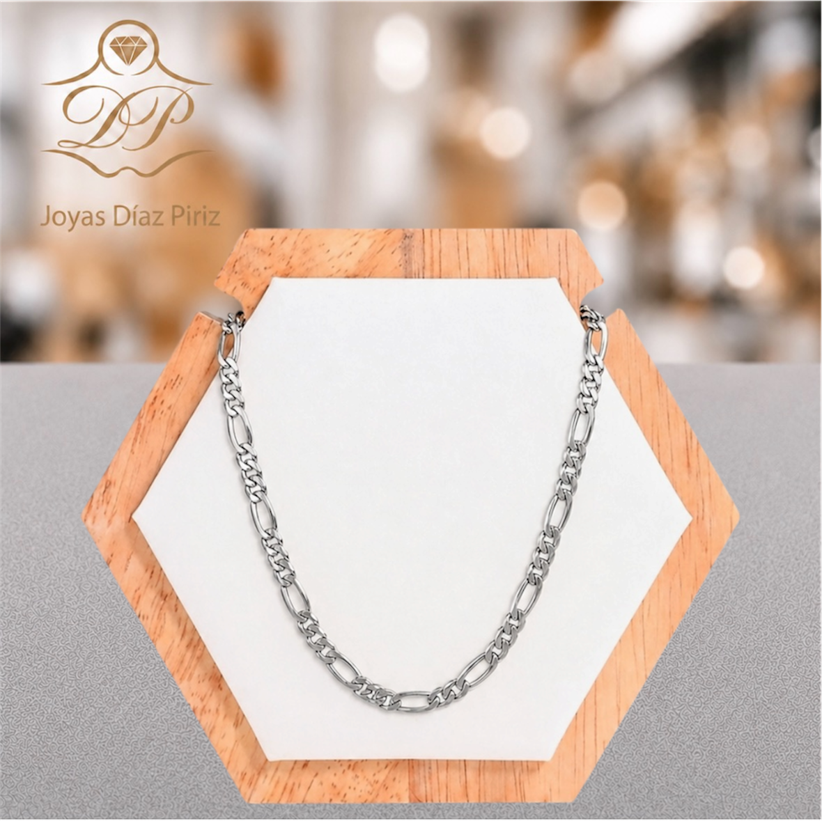 CADENA PLATA CARTIER 50CM