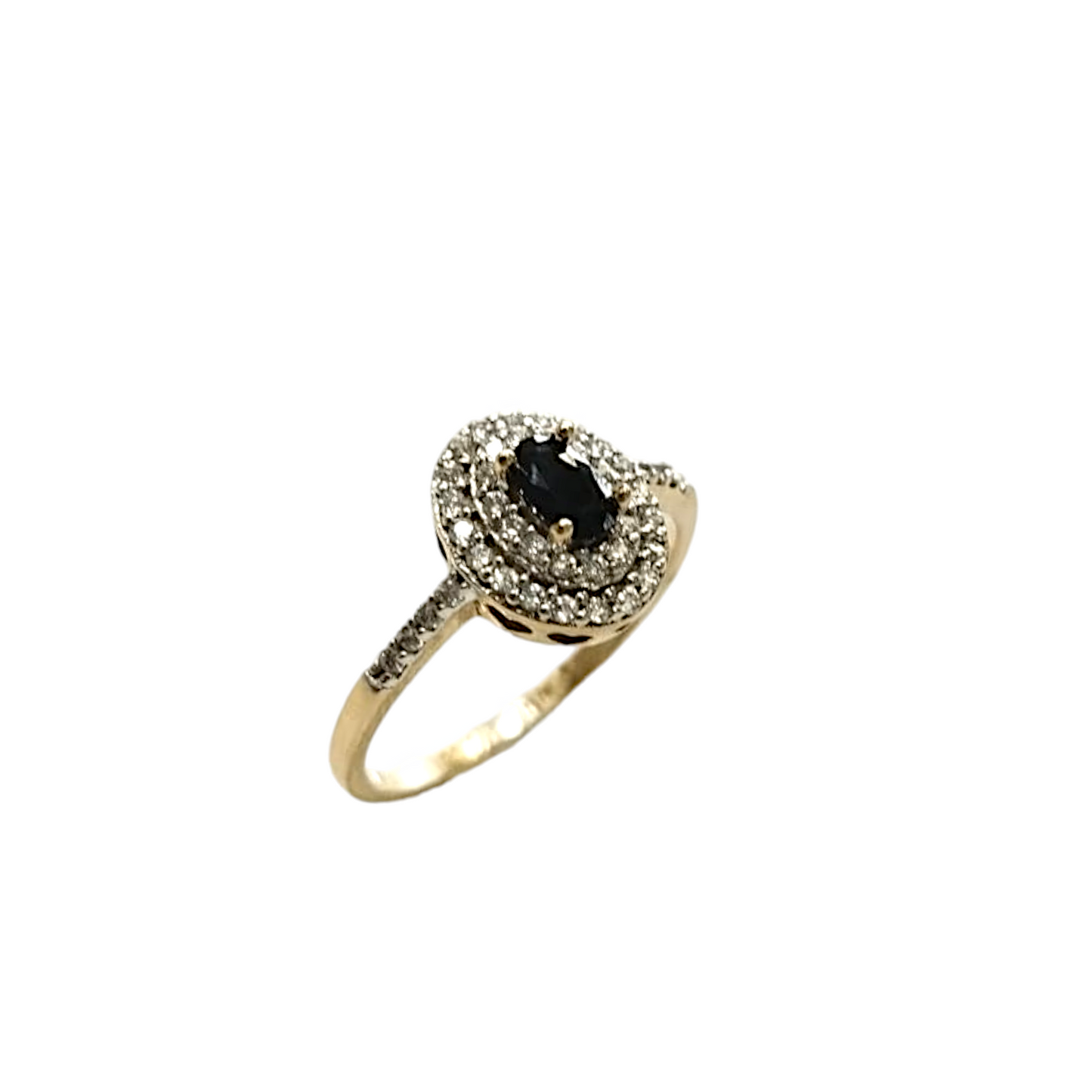 Anillo Oro 10kts Circonias