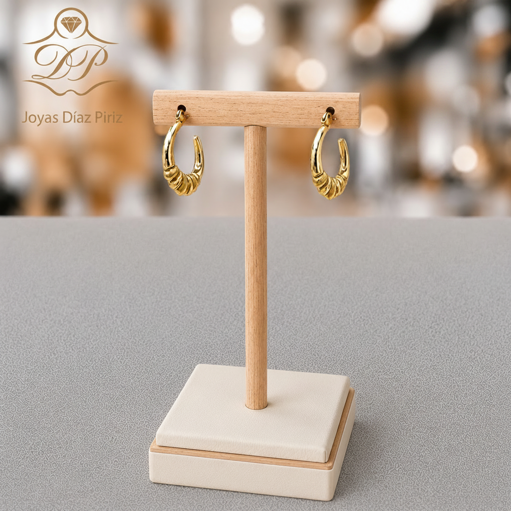 AROS ORO OVAN CON LABRADO