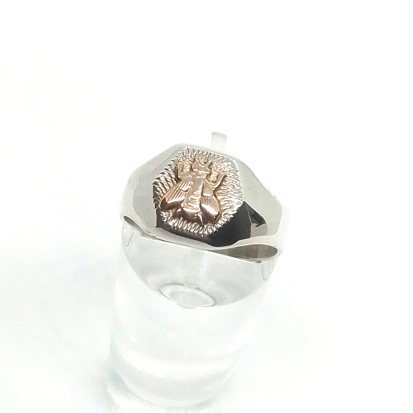 Sello hexagonal de Plata y Oro (Maestra)