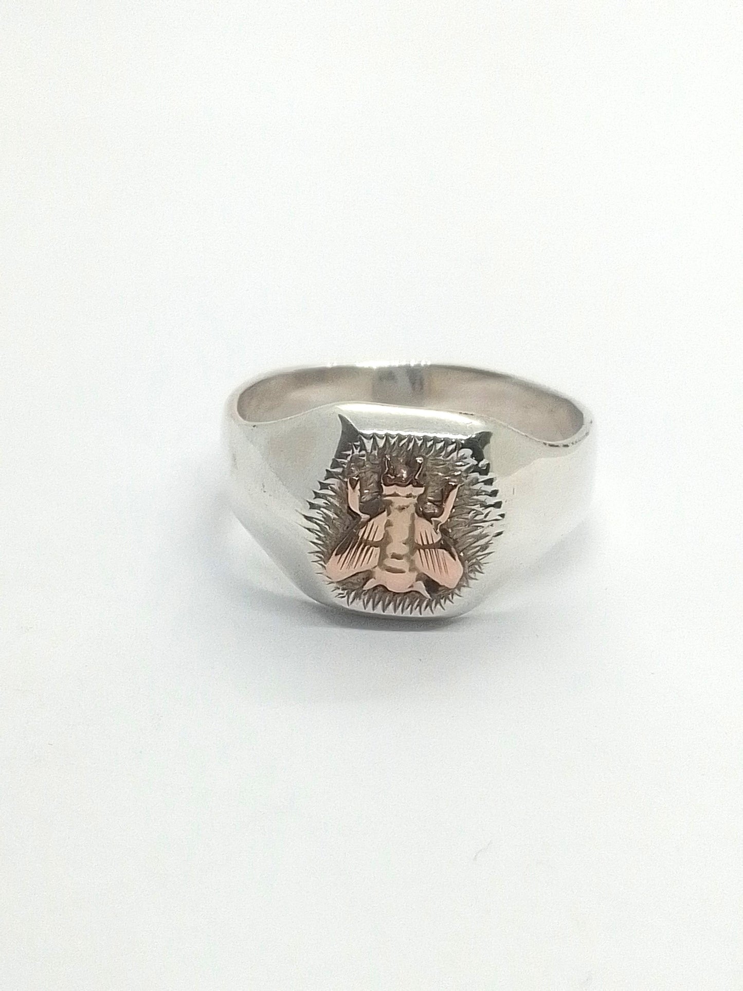 Sello hexagonal de Plata y Oro (Maestra)