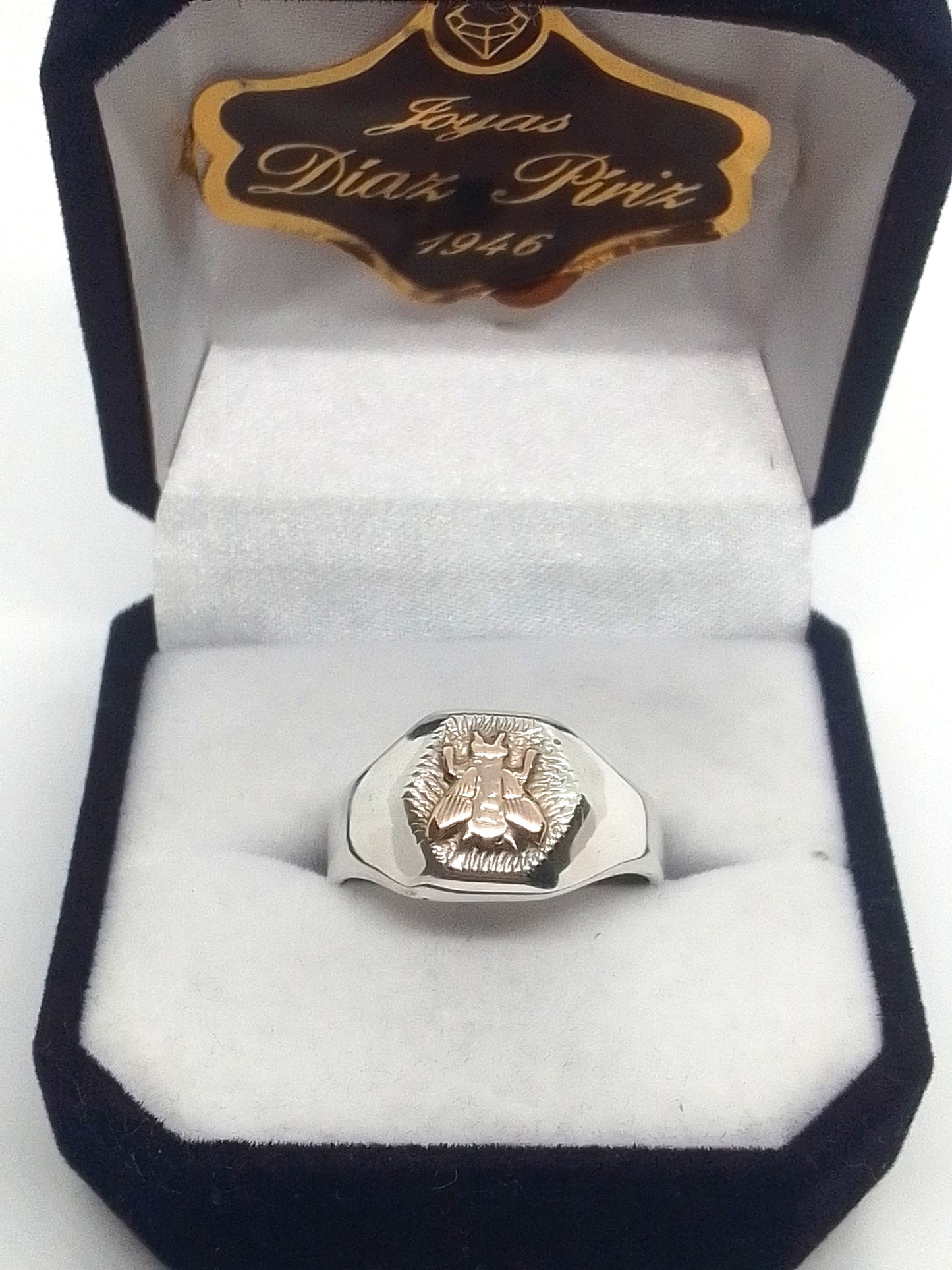 Sello hexagonal de Plata y Oro (Maestra)