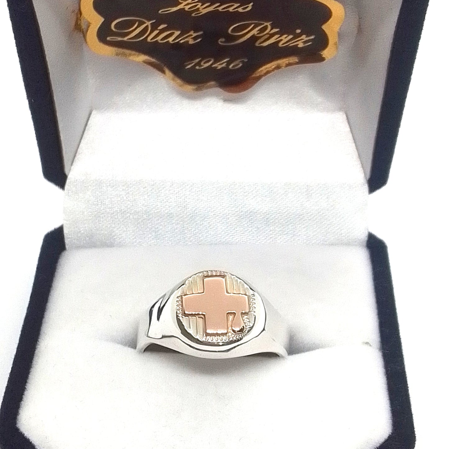 Anillo Plata y Oro Auxiliar de Servicio