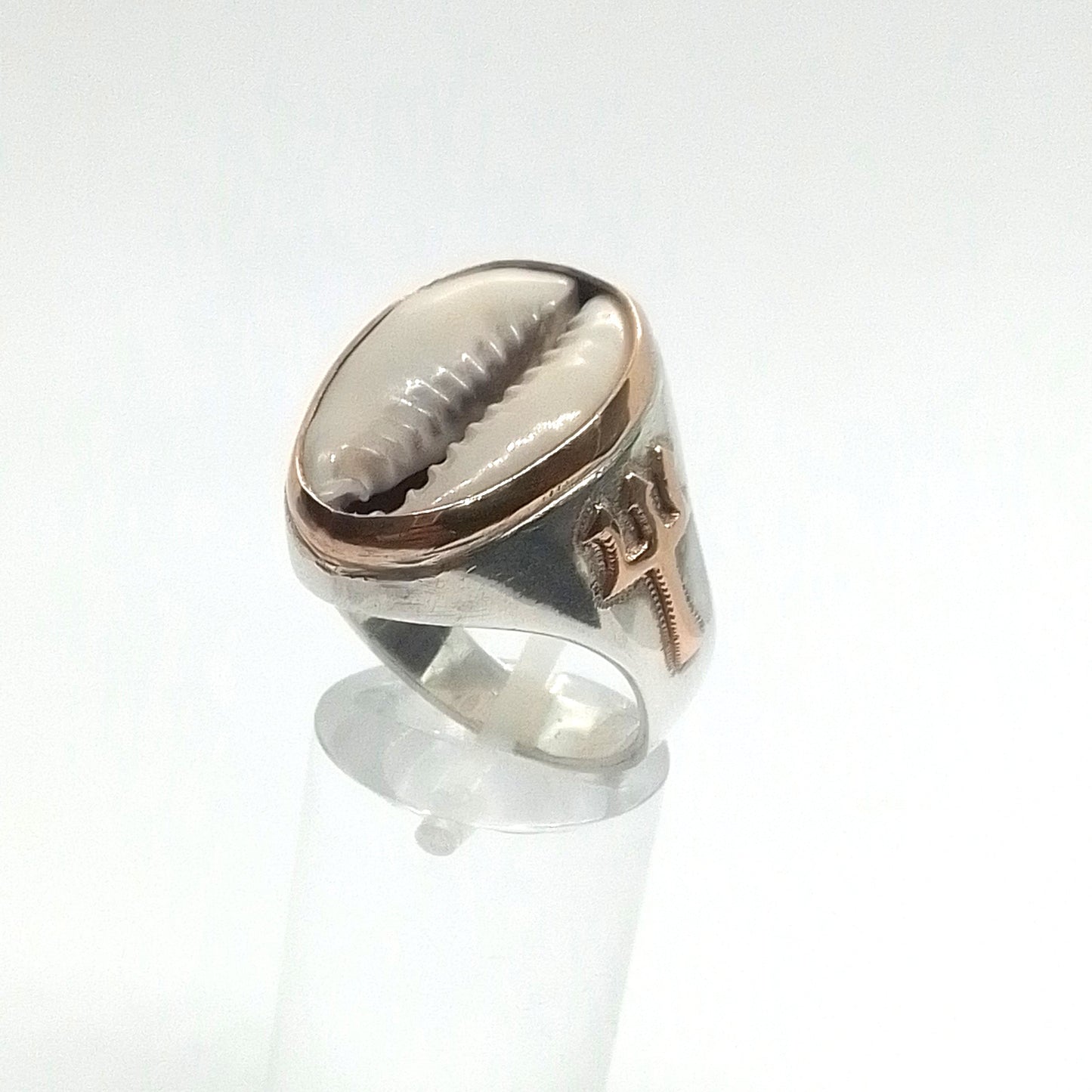Anillo en Plata y Oro Buzio