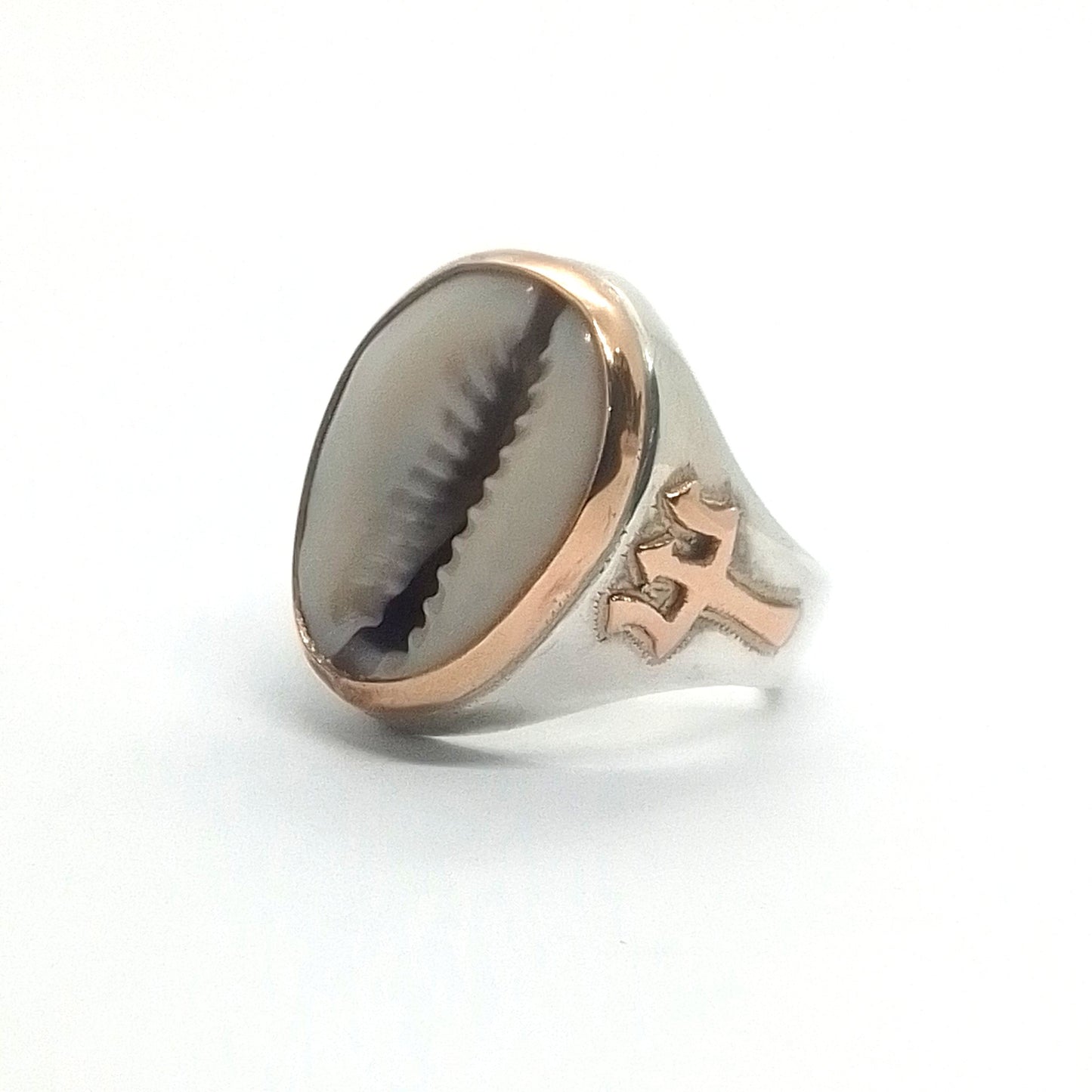 Anillo en Plata y Oro Buzio