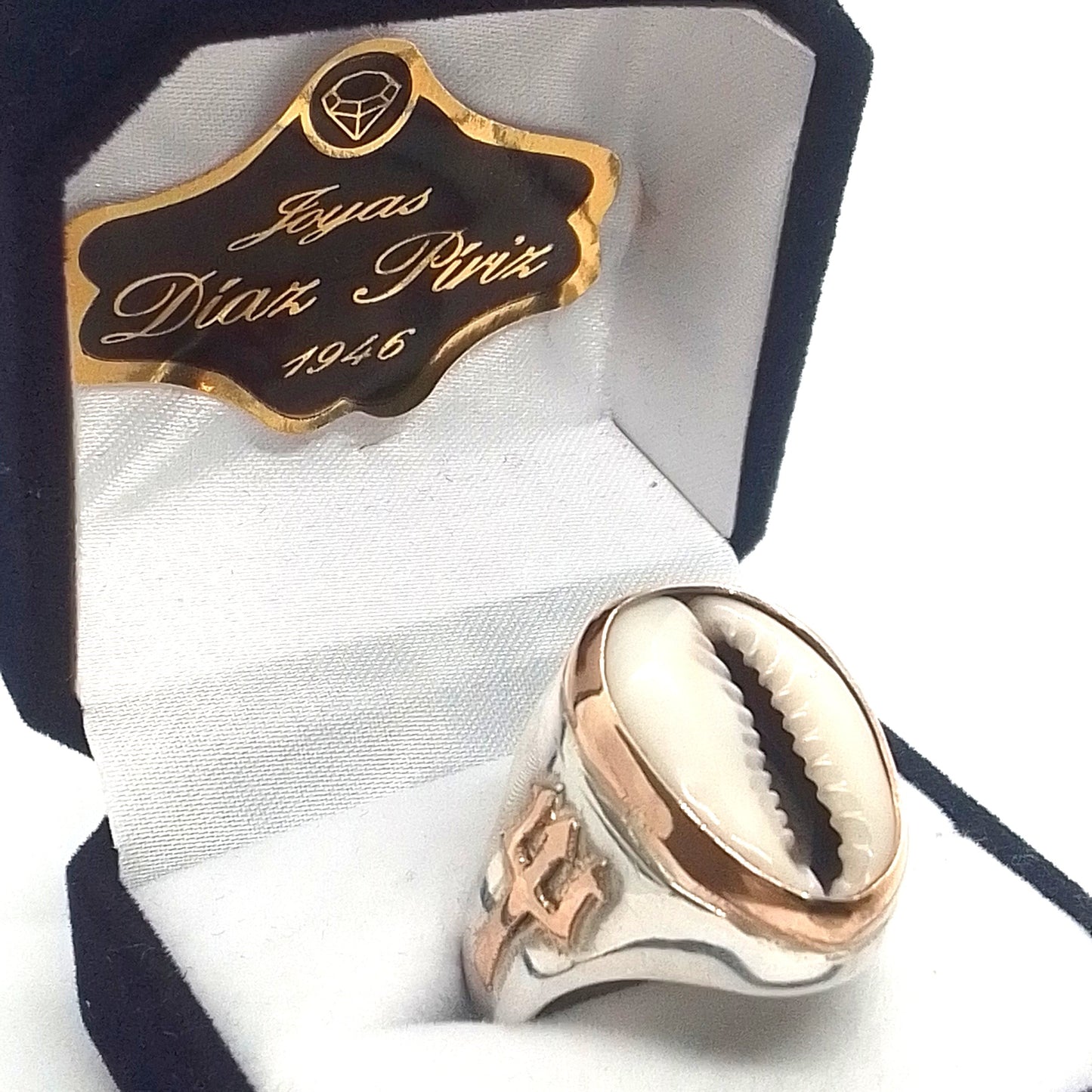 Anillo en Plata y Oro Buzio