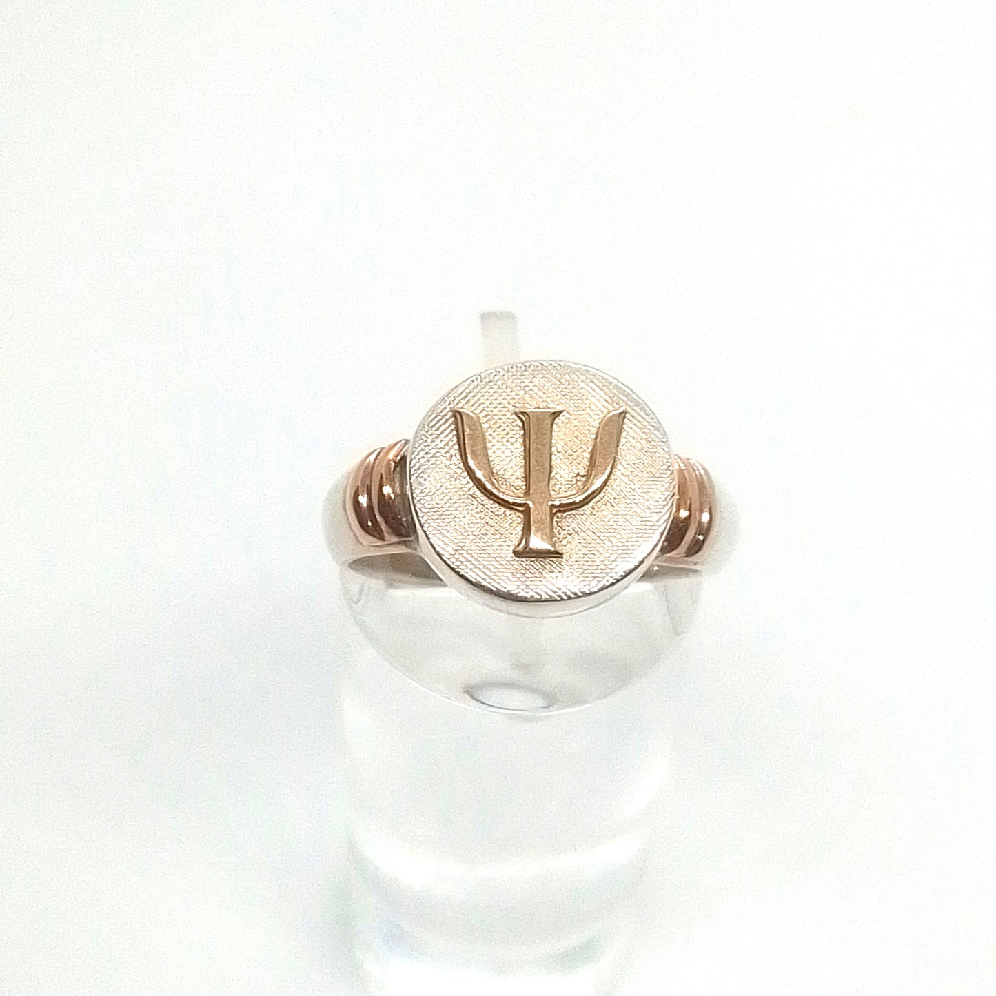 Anillo Plata y Oro Pisicologia