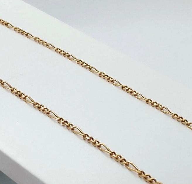 Caden Oro 18K Eslabones Tres por Uno