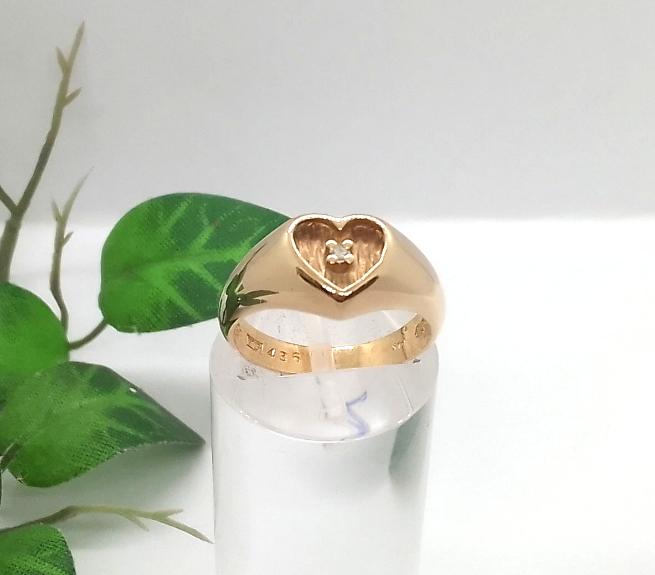 Anillo Oro 14K con Brillante