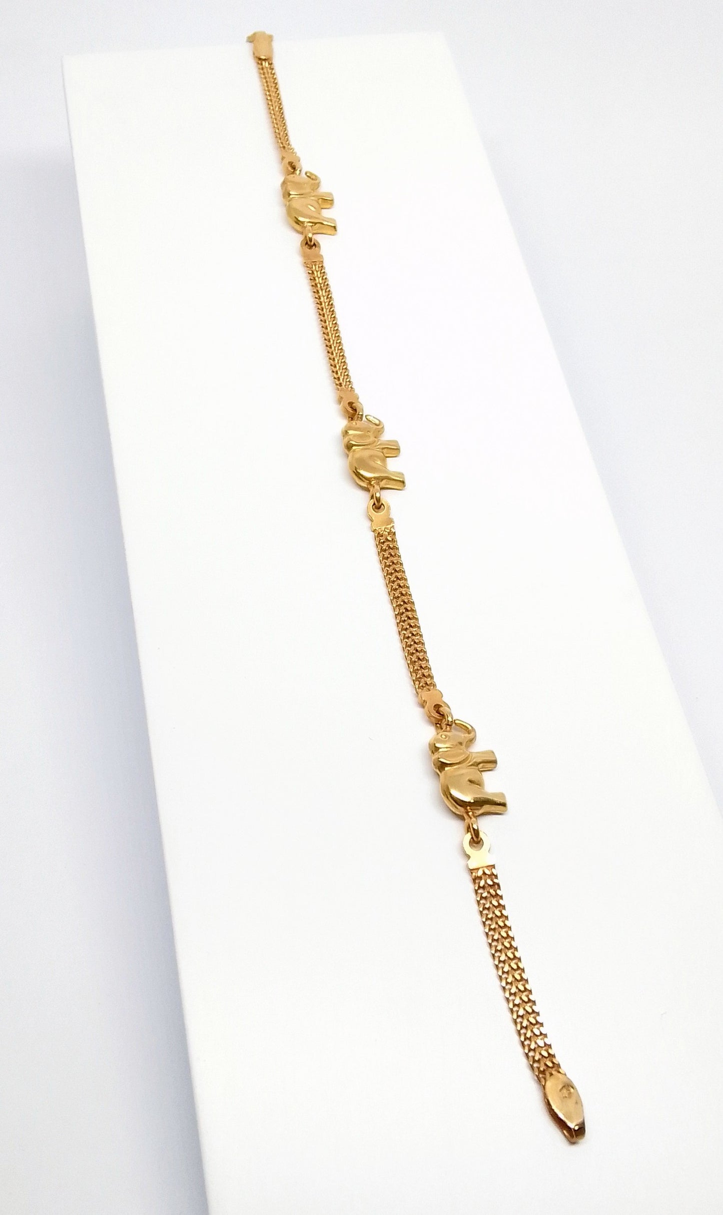 Pulsera Oro 18kt con Elefantes