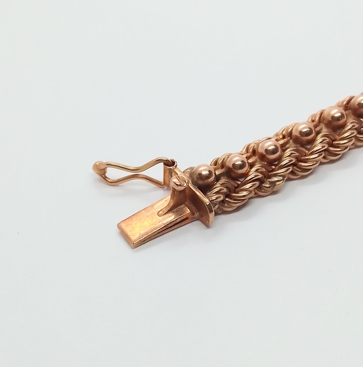 Pulsera 18kts Tourbillon con Bolitas