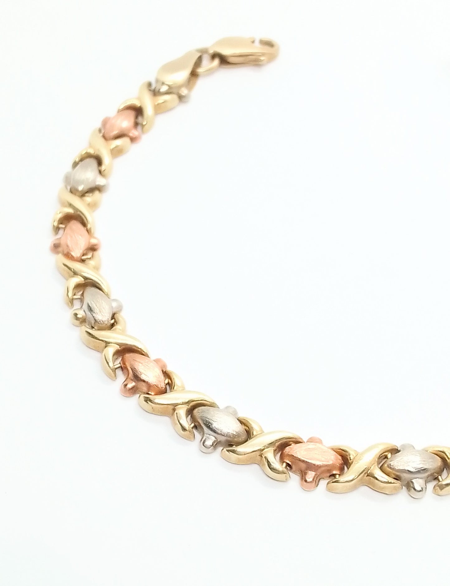 Pulsera tres Oros 14kts