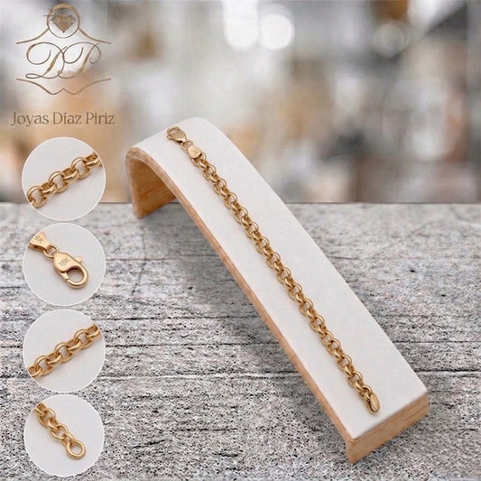 PULSERA ROLO ORO 18 Kts AMARILLA