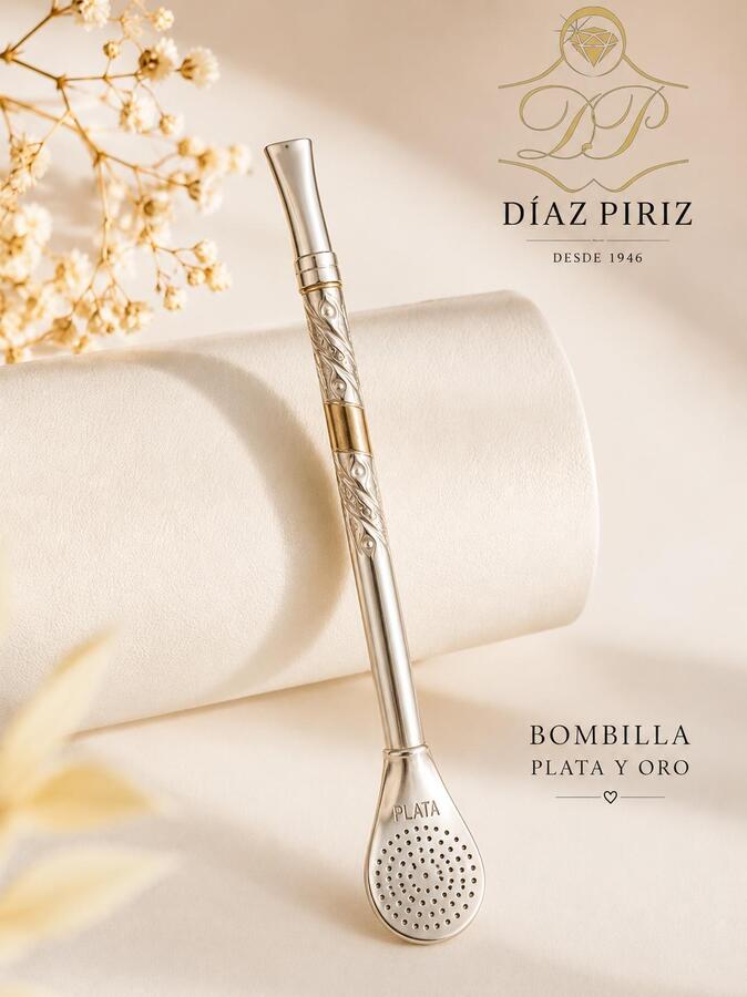 BOMBILLA PLATA Y ORO