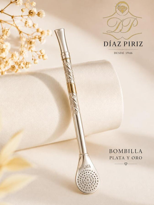 BOMBILLA PLATA Y ORO