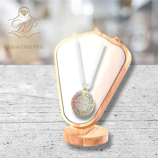 Conjunto plata y oro San Benito