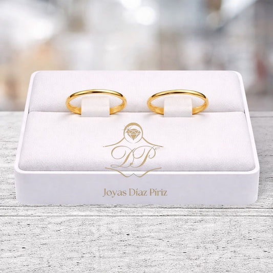 Alianzas oro 2mm bombe