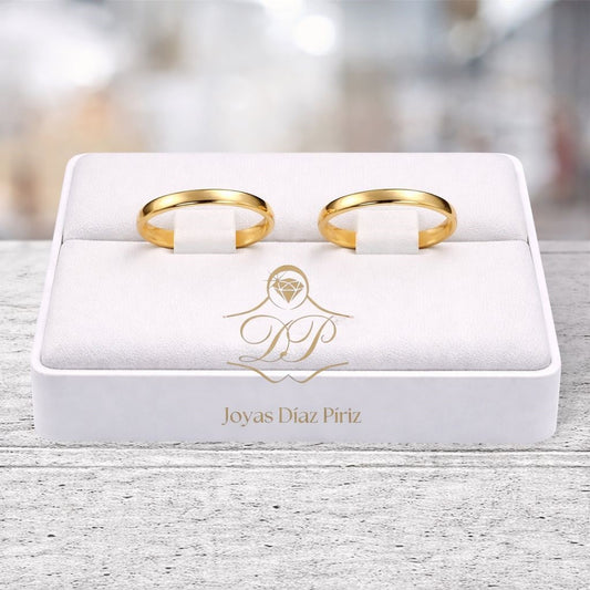 Alianzas oro 3mm bombe