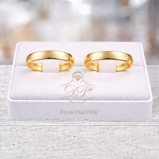 Alianzas oro 5mm cinta
