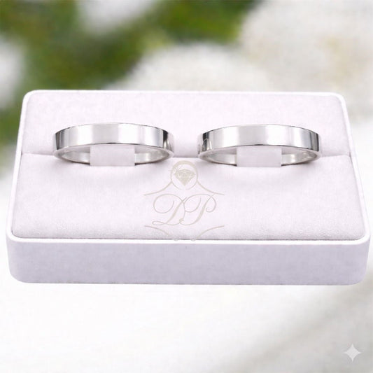 Alianzas Plata 5mm cinta