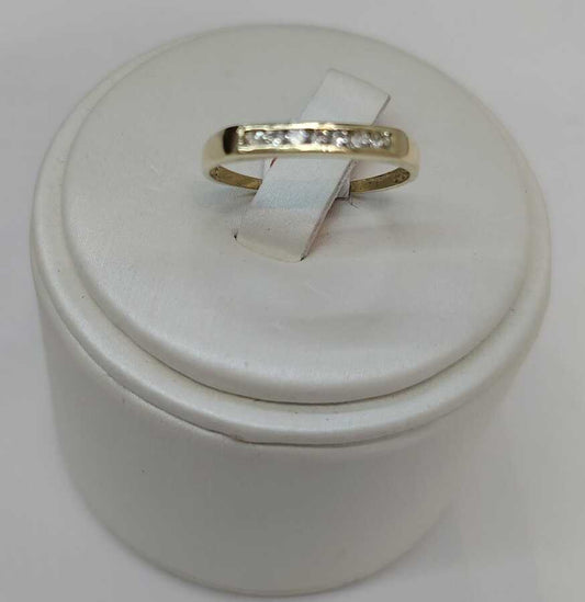 ANILLO ORO 18K MEDIO SIN FIN