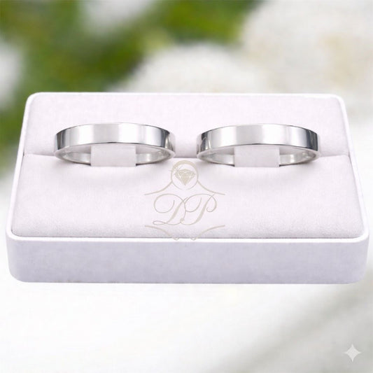 Alianzas Plata 6mm cinta