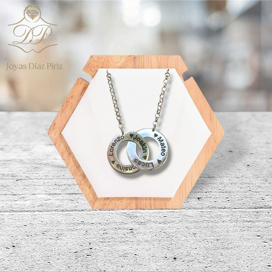 Conjuto plata aros Rusos
