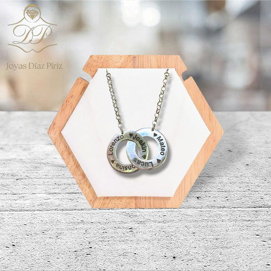 Conjuto plata aros Rusos