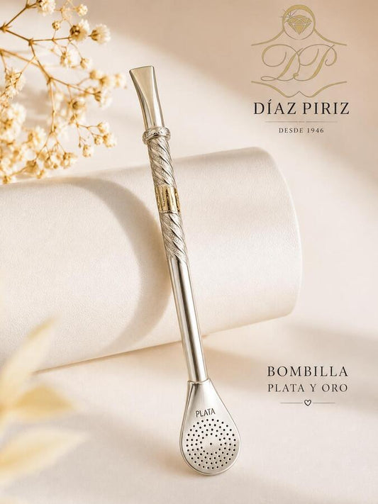Bombillas Plata y Oro
