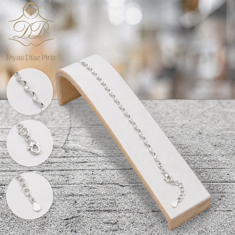 PULSERA PLATA SINGAPUR CR