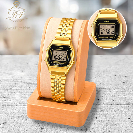 Reloj Casio Digital/Dorado
