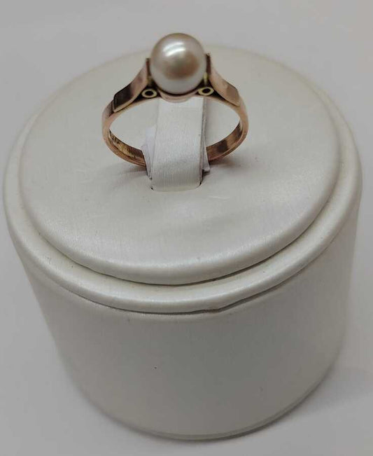 ANILLO ORO 18K CON PERLA