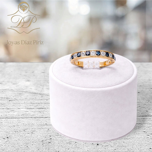Anillo medio sin fin oro 10K