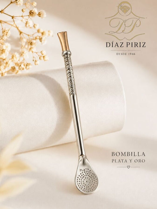 BOMBILLA PLATA Y ORO