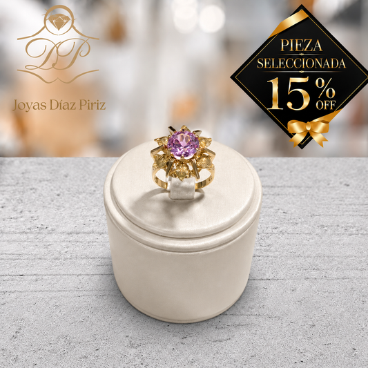 ANILLO ORO 18 FLOR