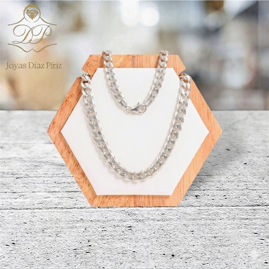 Cadena plata Grumet