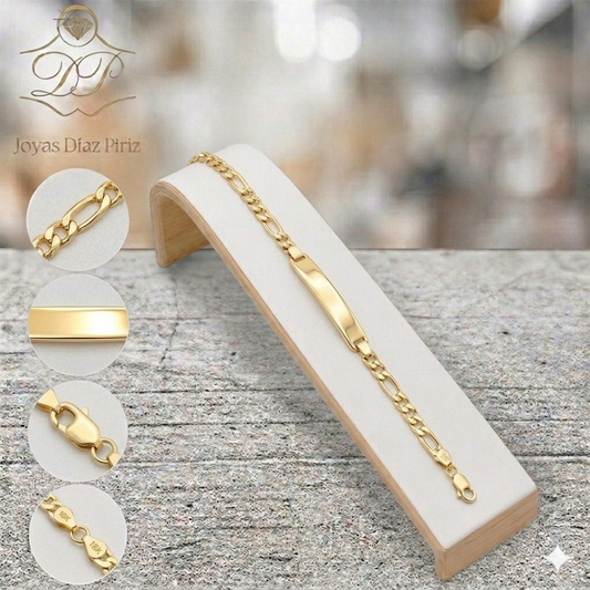 Pulseras  identidad oro 18k