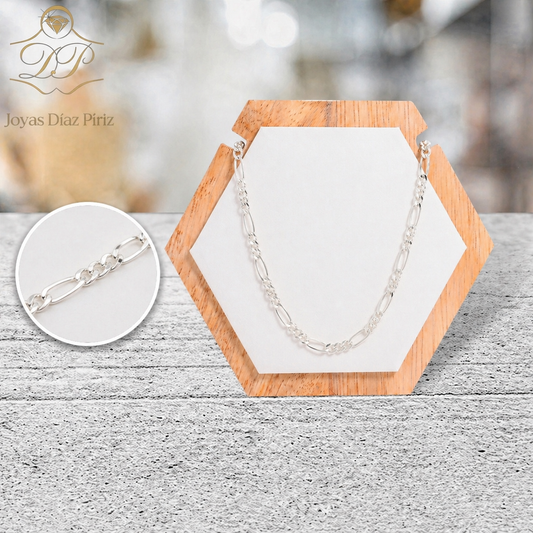 CADENA PLATA PE CARTIER 45CM