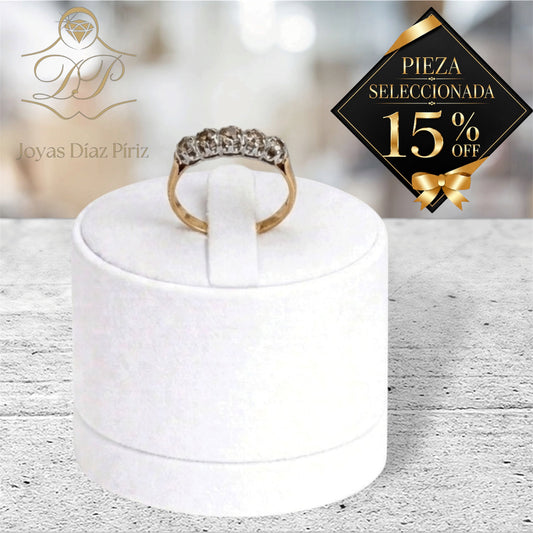 ANILLO 18K CON BRILLANTES