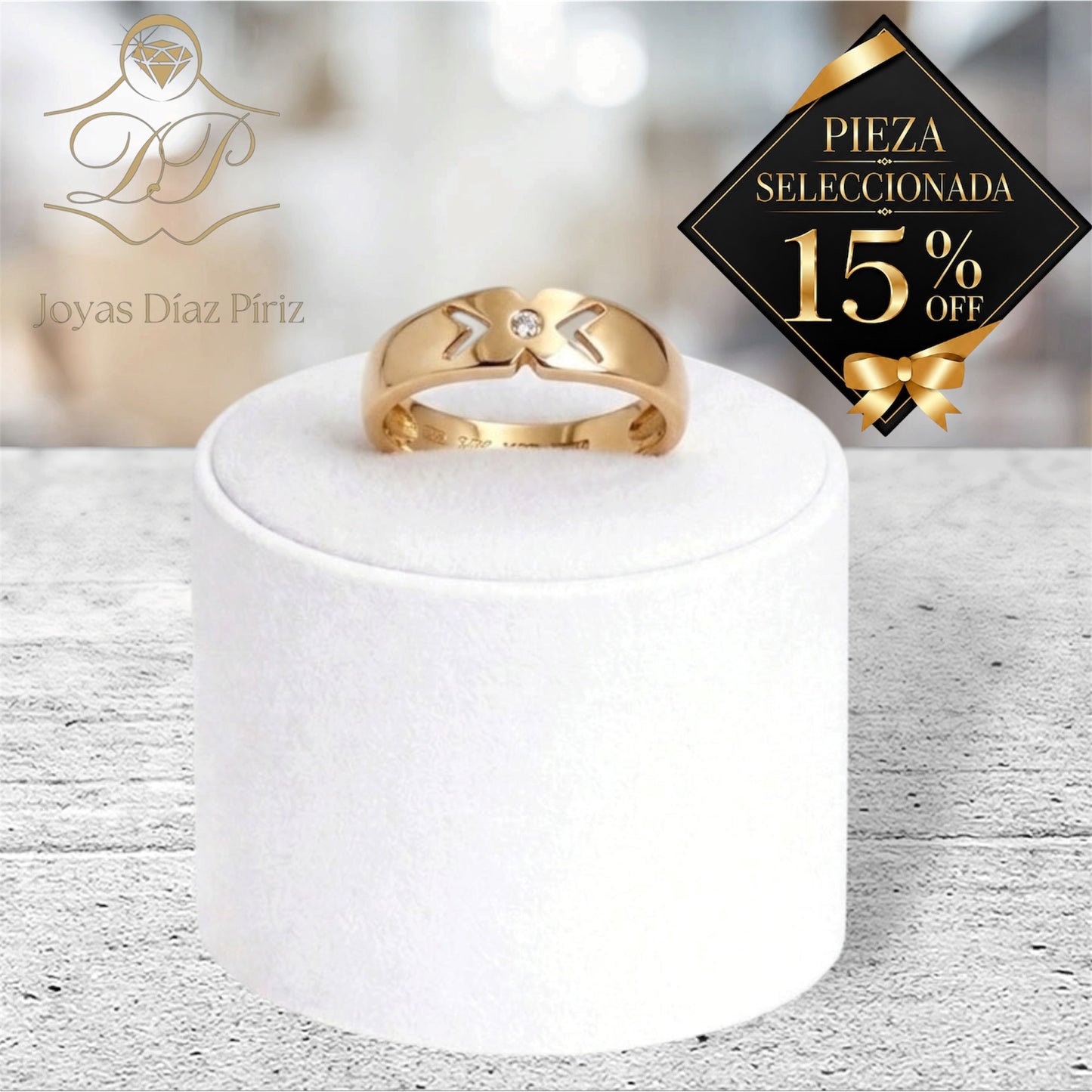 ANILLO 18K CON UN BRILLANTE